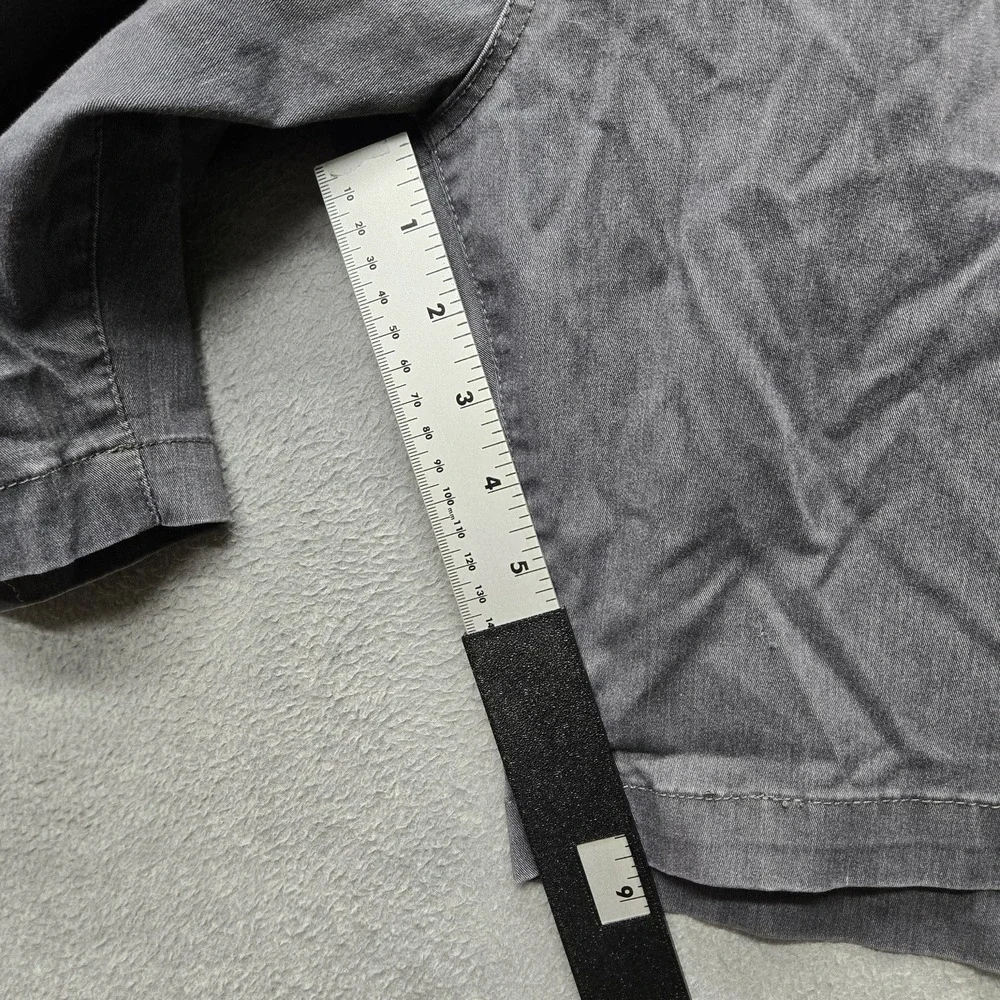 Volcom Men Shorts 36 Gray Embroidered Chino Twill 11